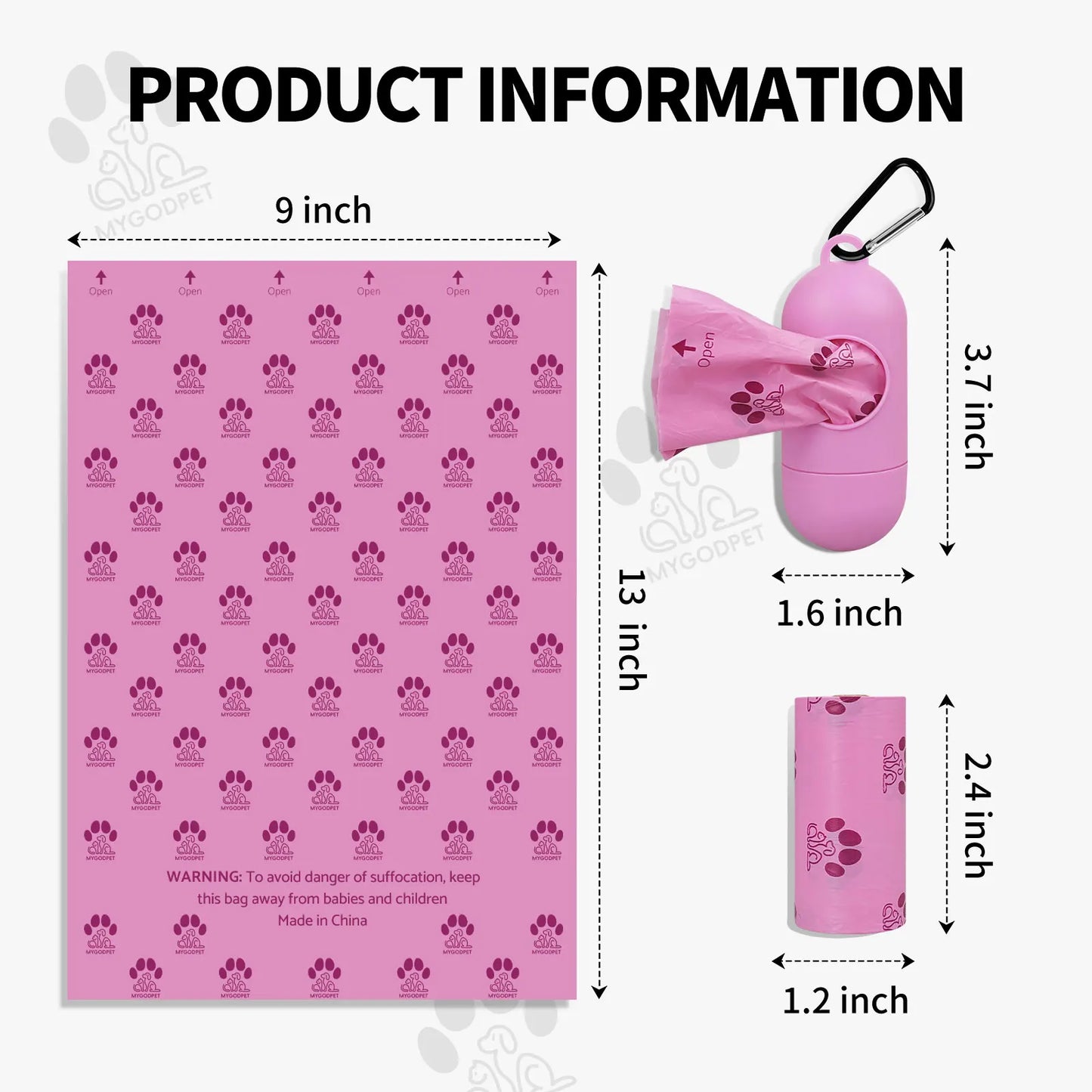Dog Poop Bags Rolls with Dispenser 150 Count Biodegradable Bags for Dog and Cat Lavender Scented Waste Bag Leak Proof Doggie Poop Bag Doggy Trash Bag