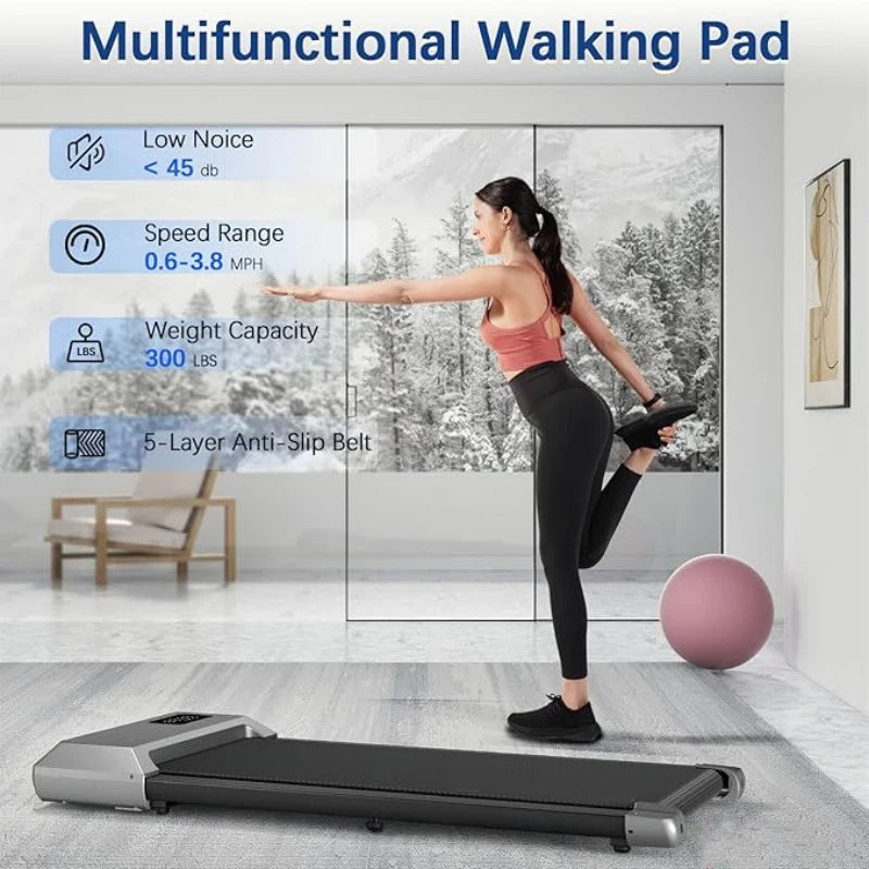 Superun 2 In 1 Home Treadmill 2.5HP LCD Display Plus