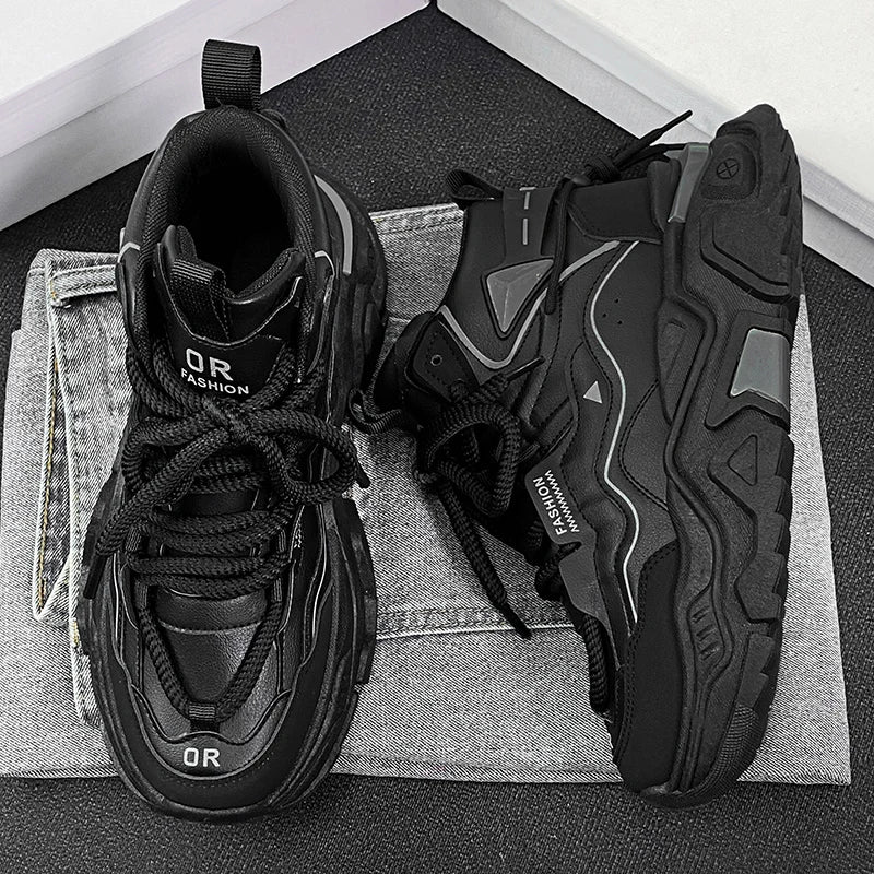 Men's Casual Breathable Sports Shoes With Mid-Cut Support