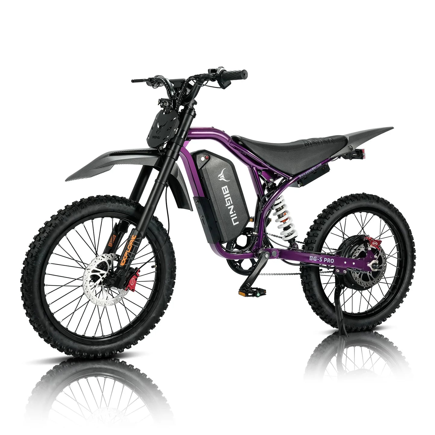 BIGNIU BG-S Pro 3000W Fat Tire Electric Bike with Suspension