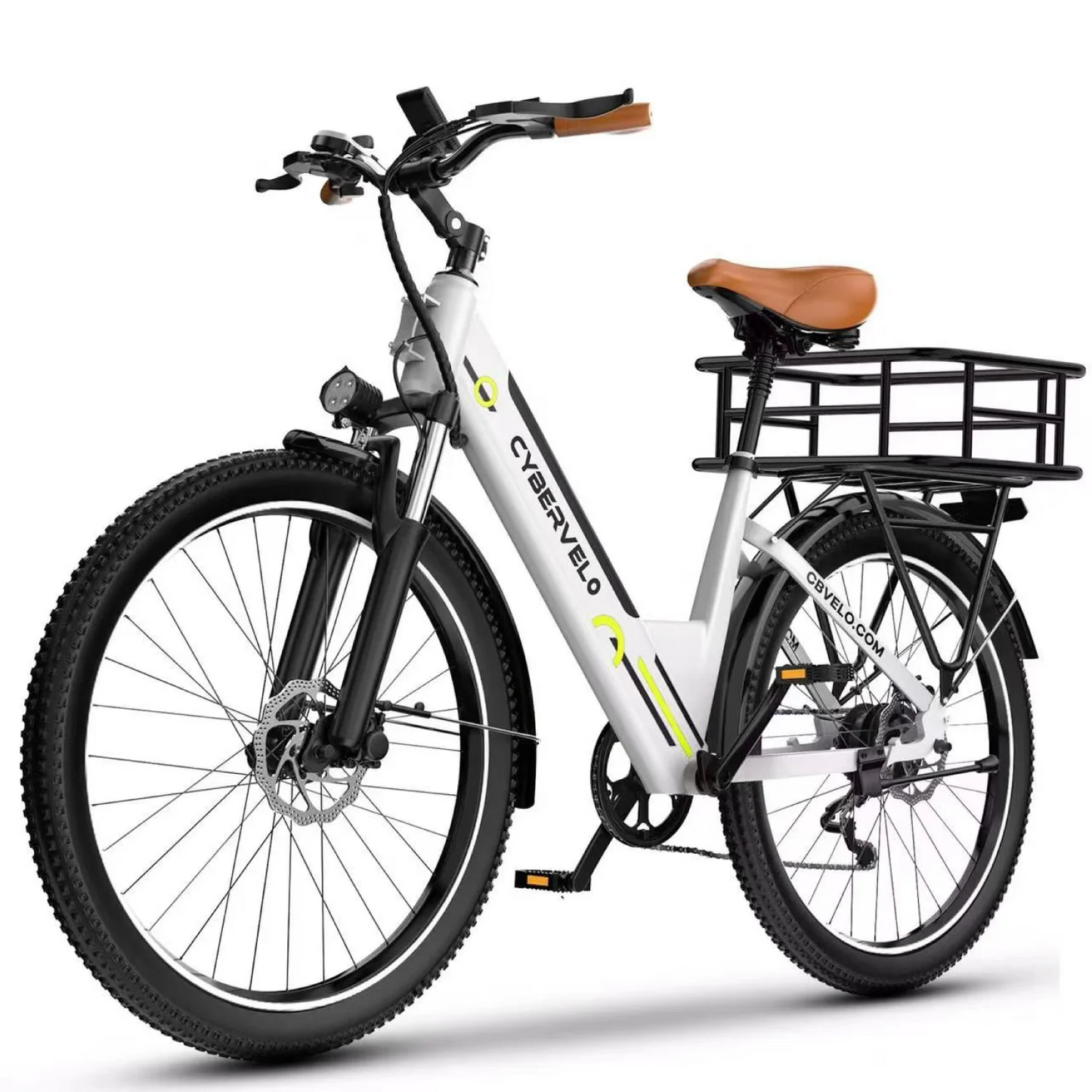 CYBERVELO Urban Commute Electric Bike EK2 48V 1000W Peak Motor