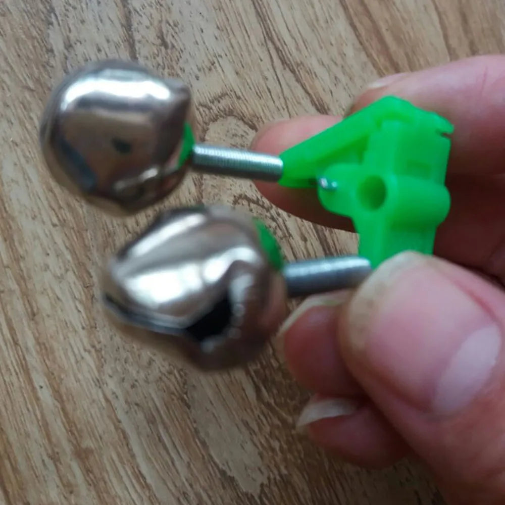 Double Bell Fishing Indicator Alarm Clips For Rod Night Fishing