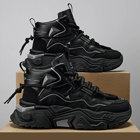Men's Casual Breathable Sports Shoes With Mid-Cut Support