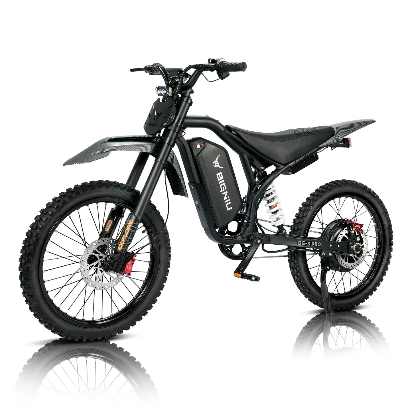 BIGNIU BG-S Pro 3000W Fat Tire Electric Bike with Suspension