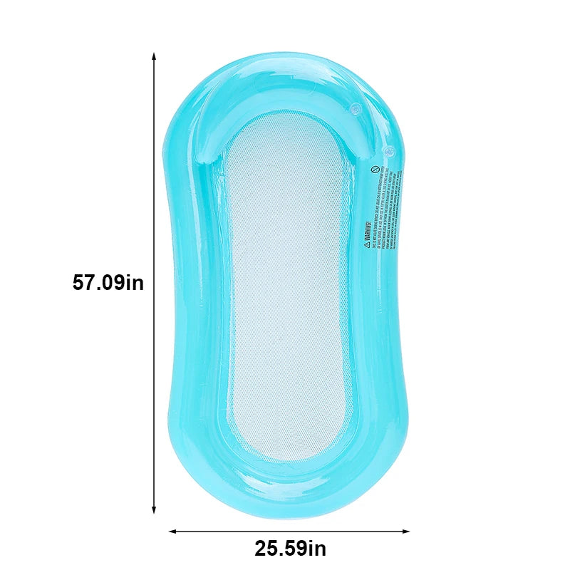 Rooxin Inflatable Water Hammock Lounger Bed For Pool And Beach