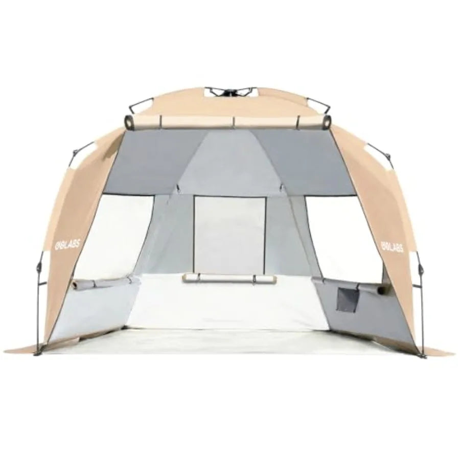 Pop Up Beach Tent Sun Shelter With UPF 50 Flooring