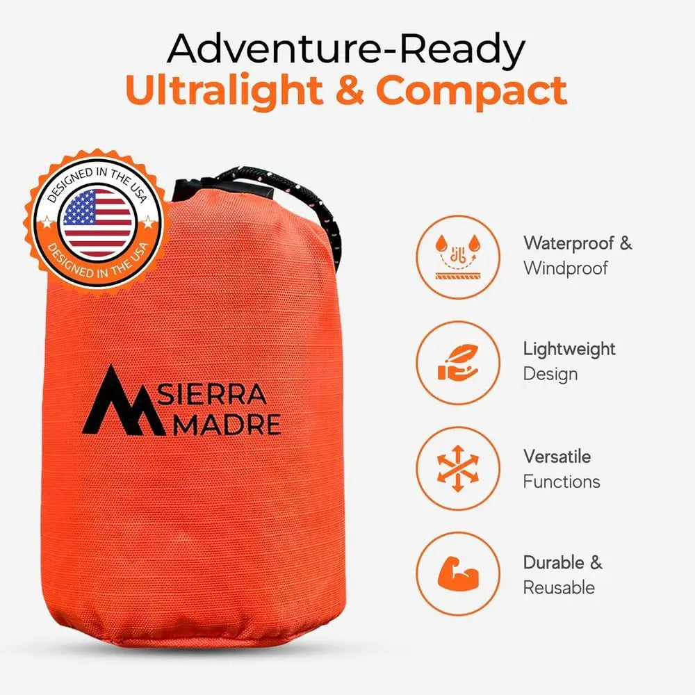 Ultralight Waterproof Mylar Thermal Bivy Sack For Hiking