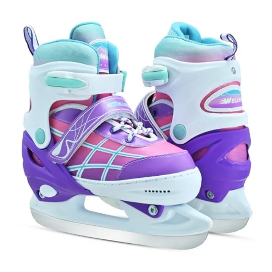 Adjustable Ice Skates for Boys and Girls Beginners