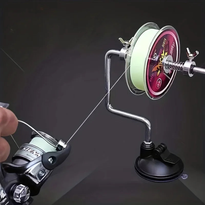 Aluminum Alloy Fishing Line Winding Machine Outdoor Use