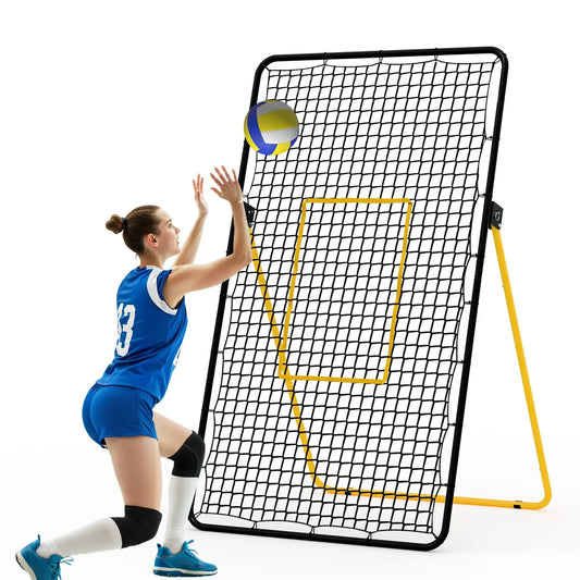 HiMISS Volleyball Rebounder Net for Bumping, Setting, Spiking