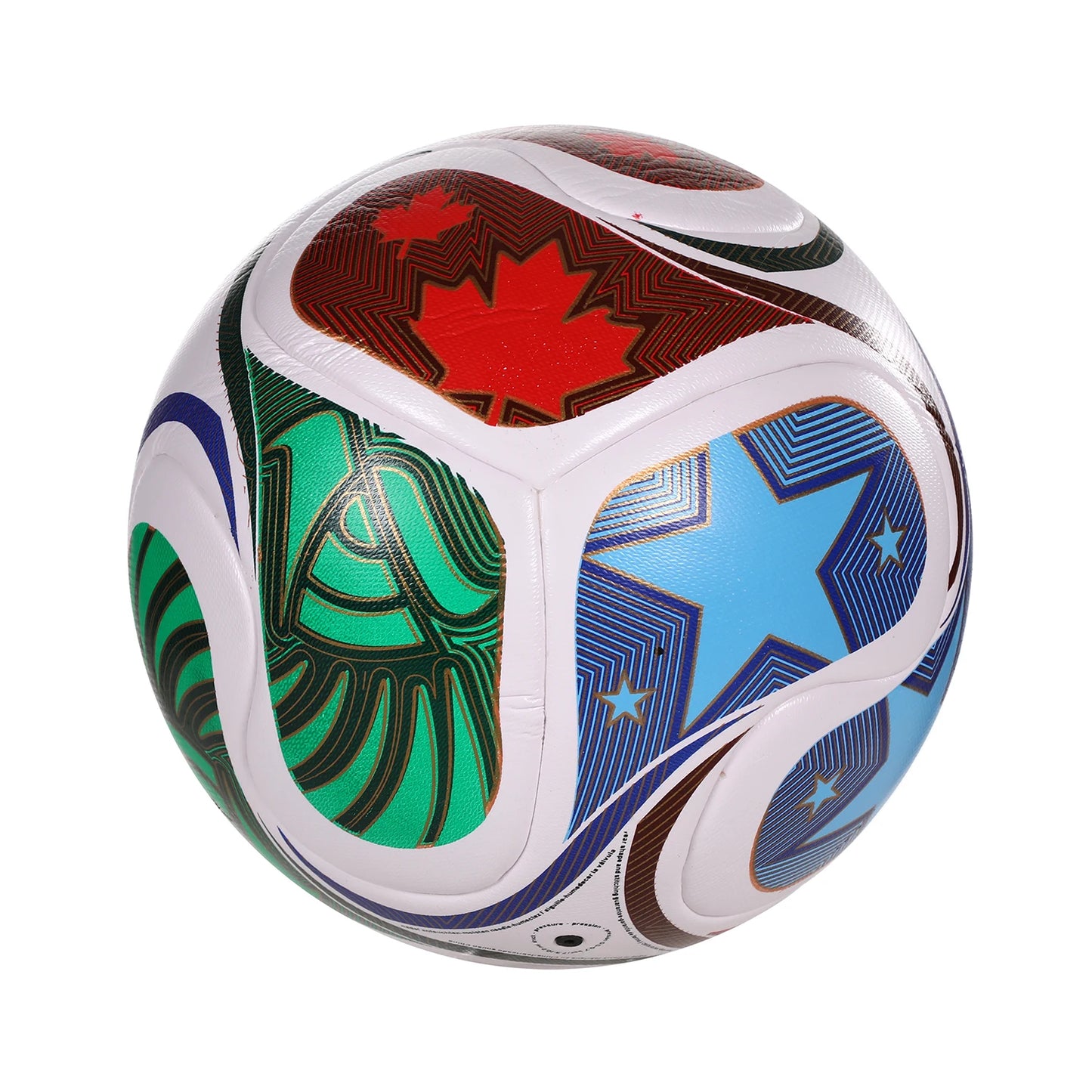 LISM PU Leather Seamless Soccer Ball for Training and Match
