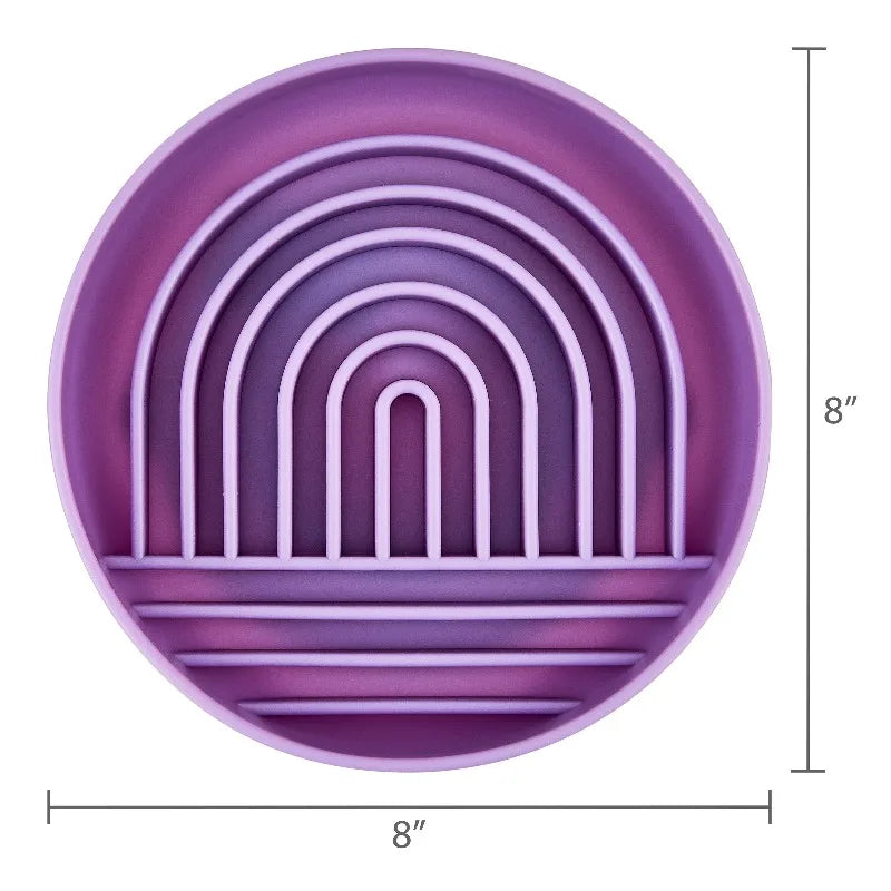 Silicone Slow Feeder Bowl for Pets Promotes Healthy Eating Habits