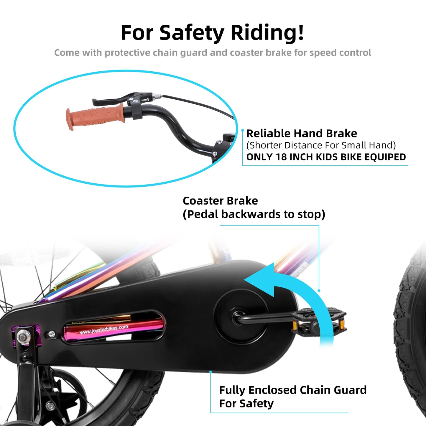 JOYSTAR Kids Bike for Boys and Girls 2-9 Training Wheels
