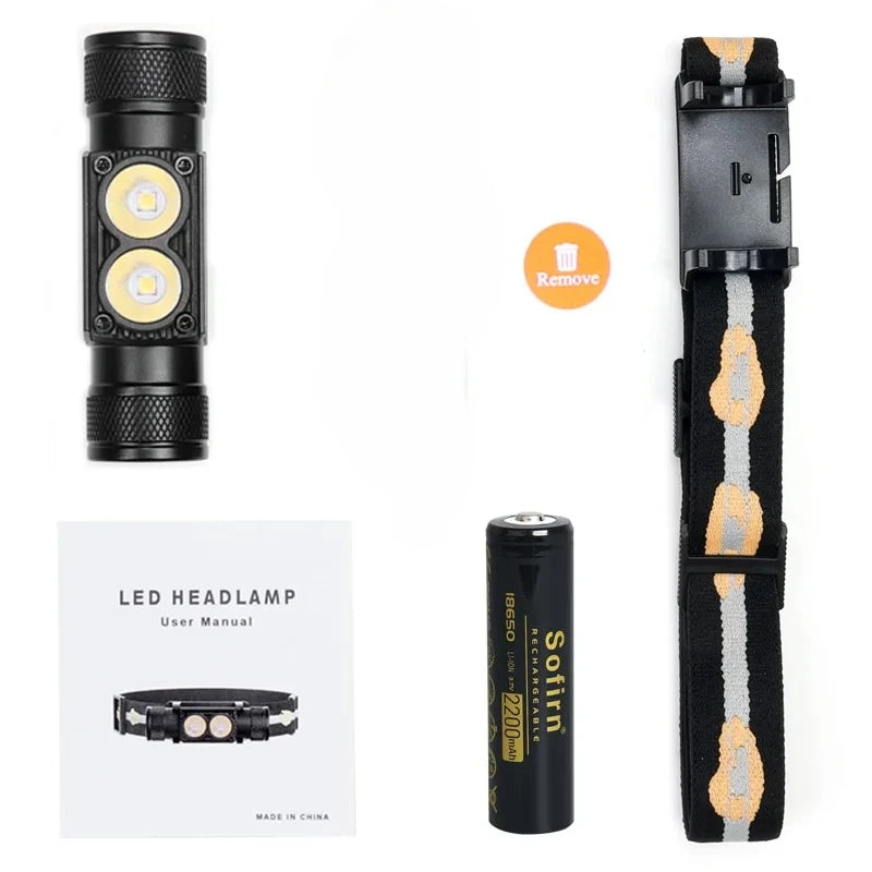 Sofirn H25L USB Rechargeable Headlamp 1200LM 90CRI 5000K