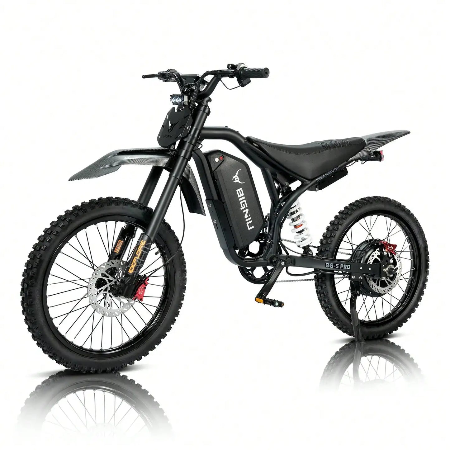 BIGNIU BG-S Pro Electric Bike 3000W 40MPH Full Suspension Off-Road