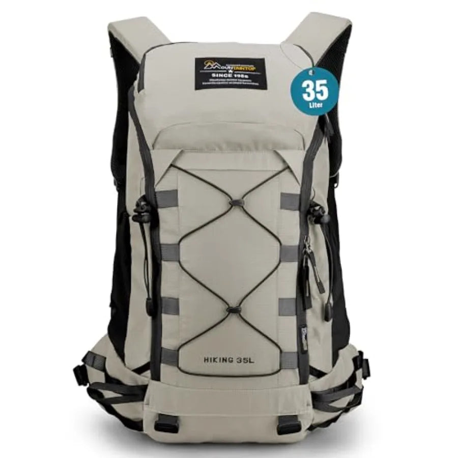 35L Hiking Backpack, Lightweight Outdoor Travel Camping Daypack with Rain Cover for Men and Women Blue