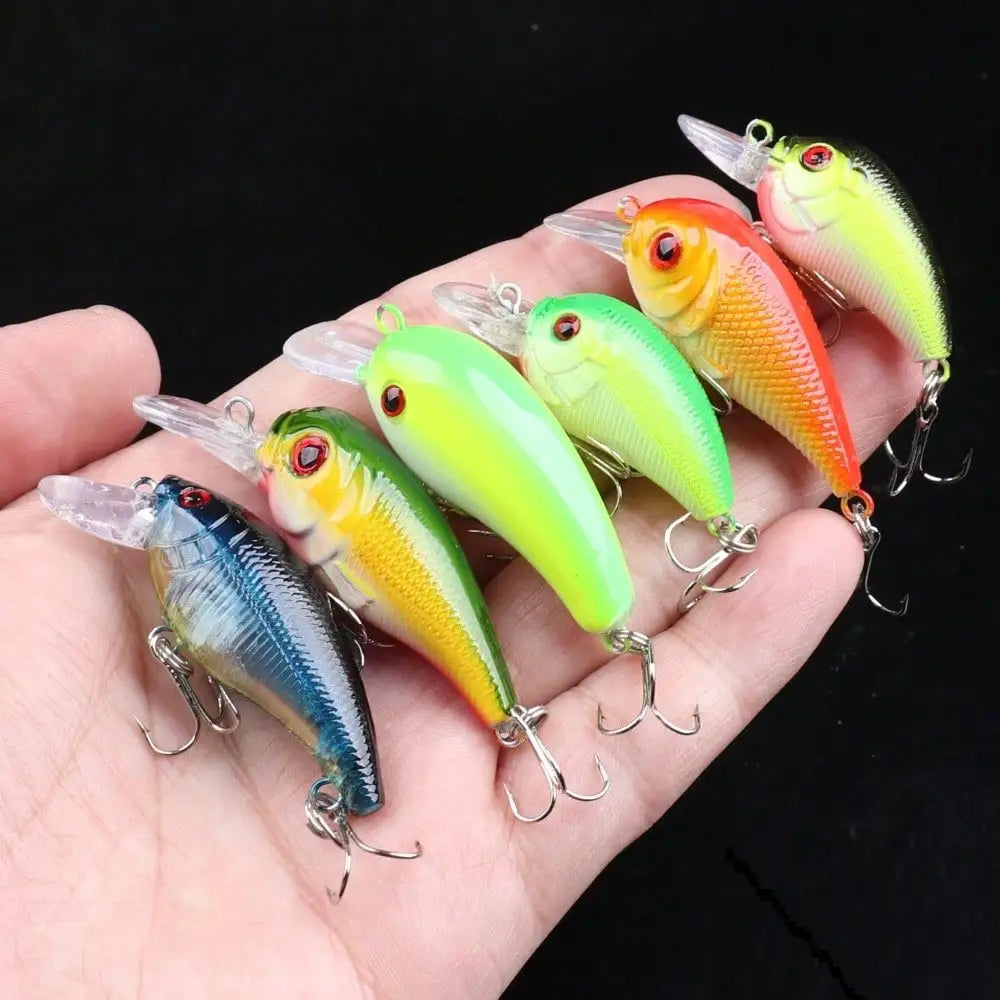 Fishing Lure Kit 30pcs Hard Bait Popper Crankbait Set