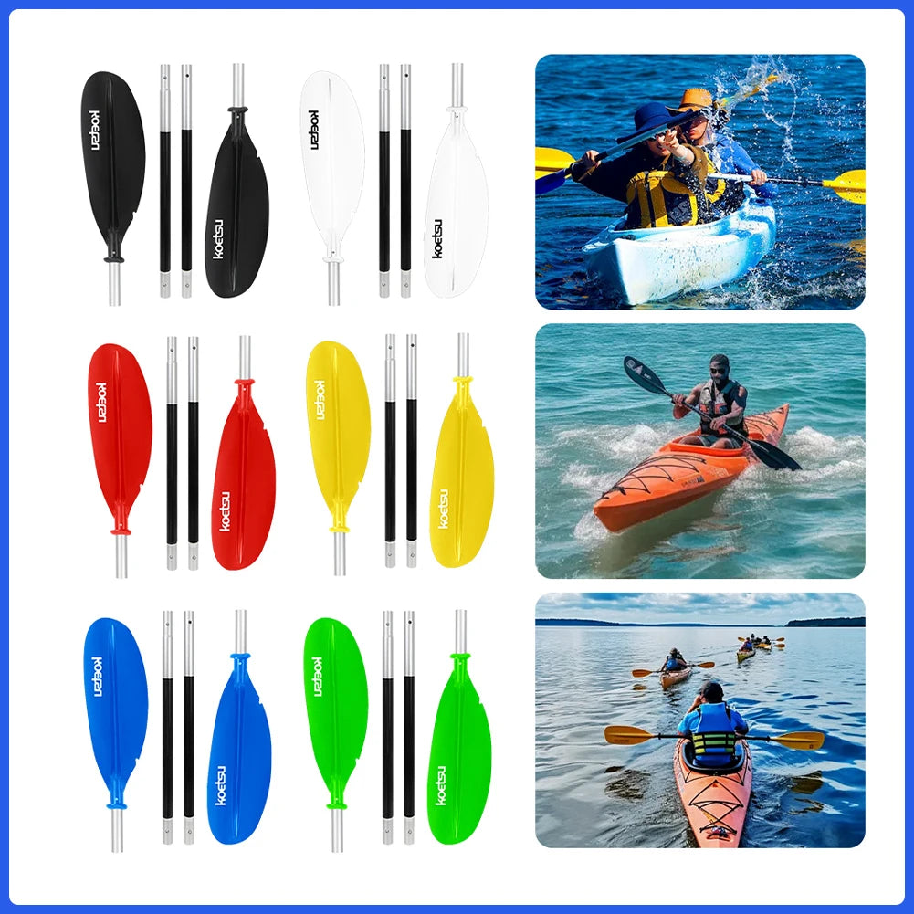 Alloet Four Piece Adjustable Floating Kayak Paddles Aluminum Alloy