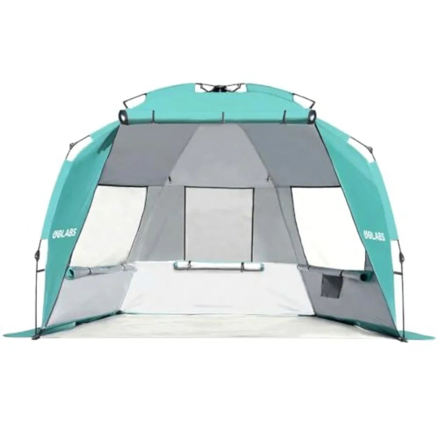 Pop Up Beach Tent Sun Shelter With UPF 50 Flooring