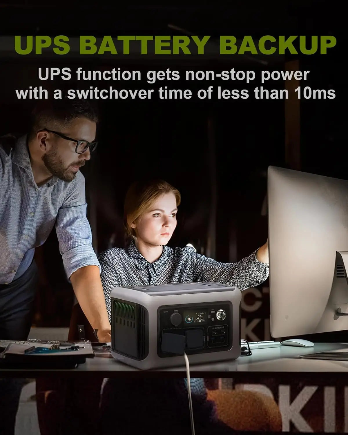 ALLPOWERS Portable Power Station R600 LiFePO4 299Wh