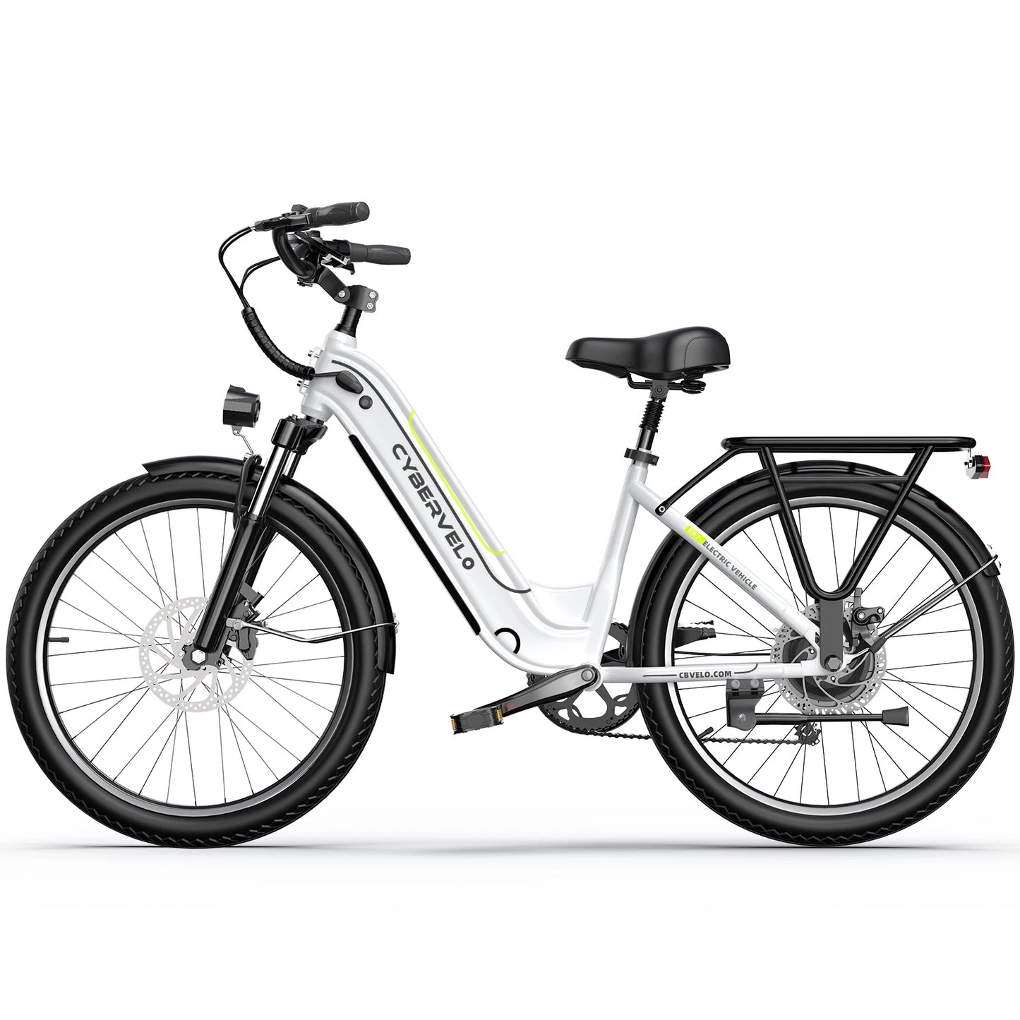 CYBERVELO EK7 Electric Bike 1000W Peak 48V 25Ah Detachable Battery