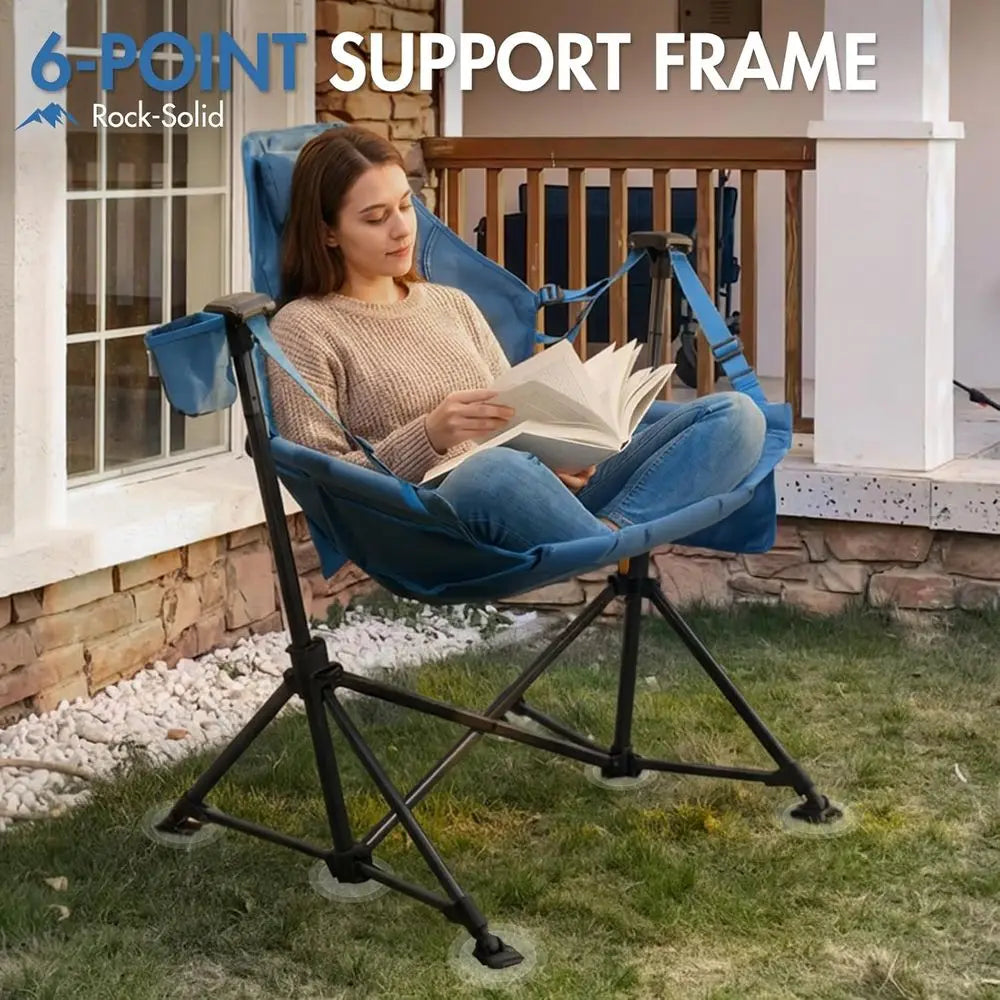Hammock Camping Chair Heavy Duty 400lbs Outdoor Swing Chair