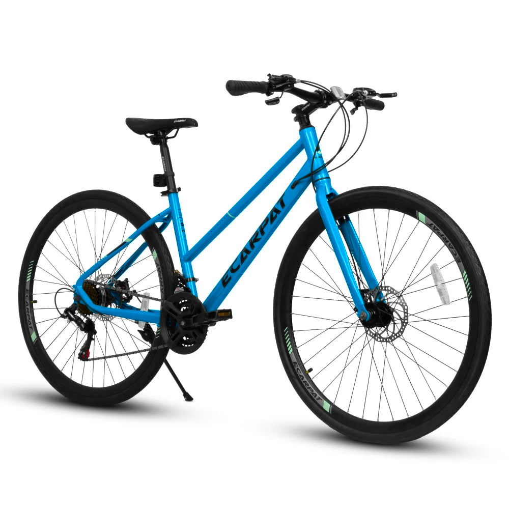 21-Speed Road Bike With Dual Disc Brakes For Urban Commuting