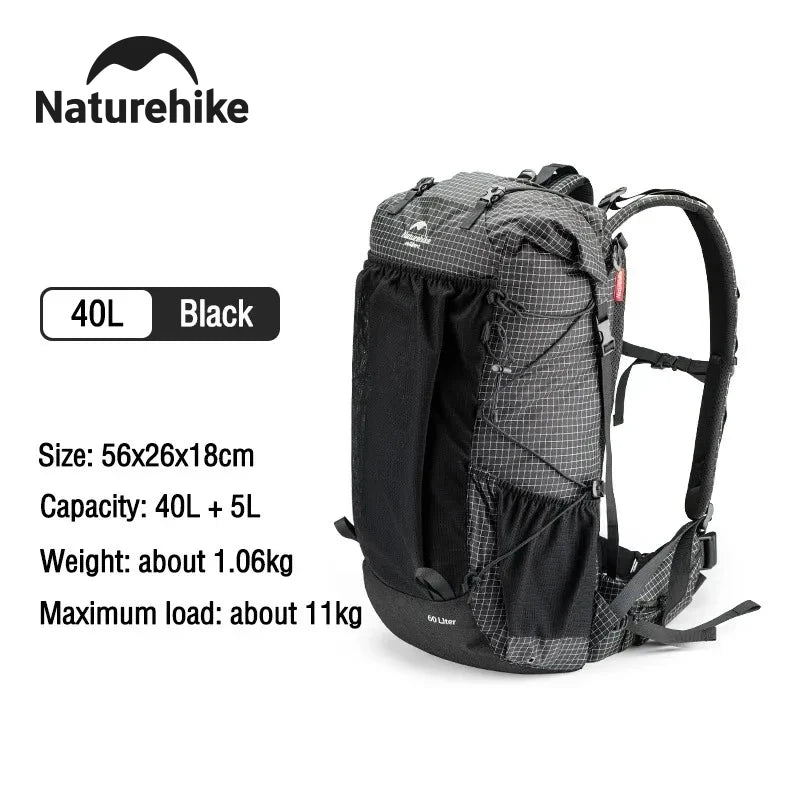Naturehike Waterproof Mountain Backpack For Hiking Climbing Travel