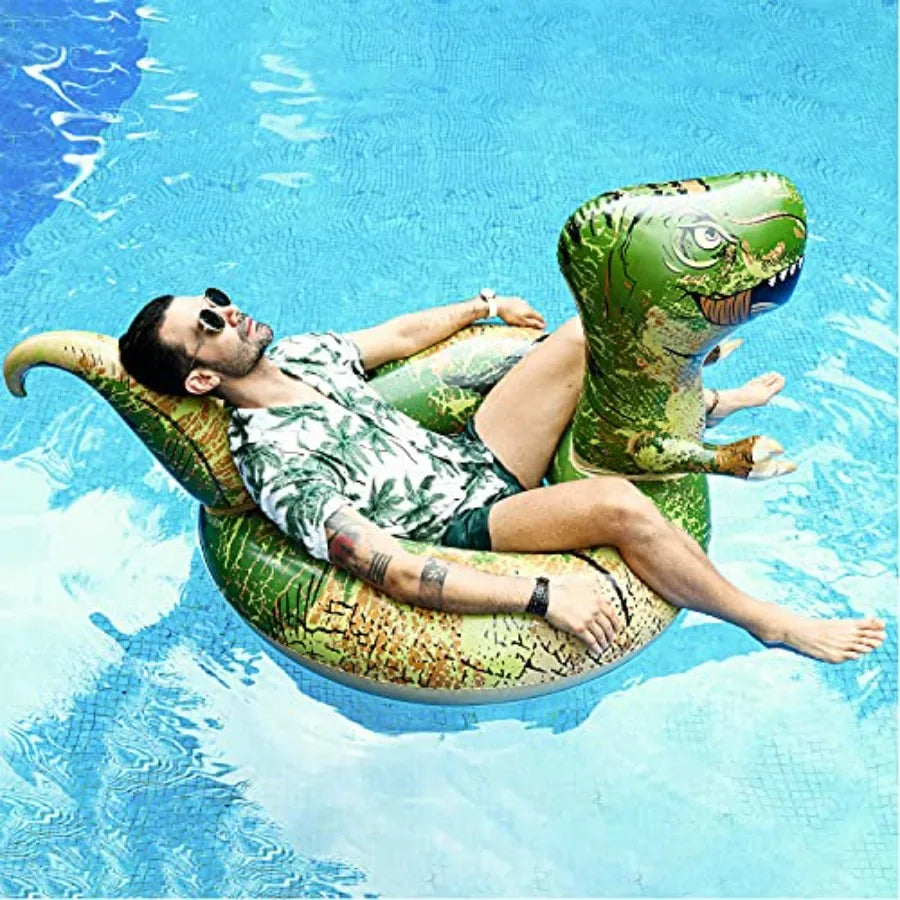 Inflatable Dinosaur Pool Float Swimming Ring Kids Summer Beach Toy