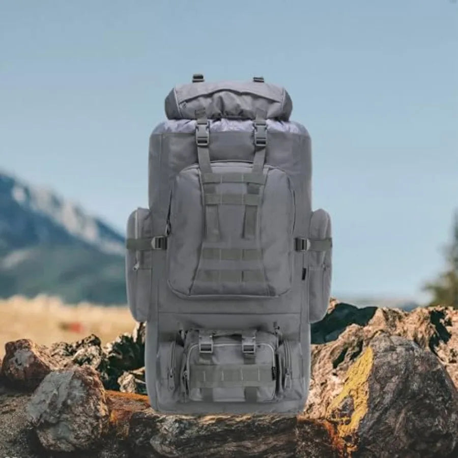 Molle Rucksack Camping Backpack For Hiking Daypack Durable Outdoor Gear