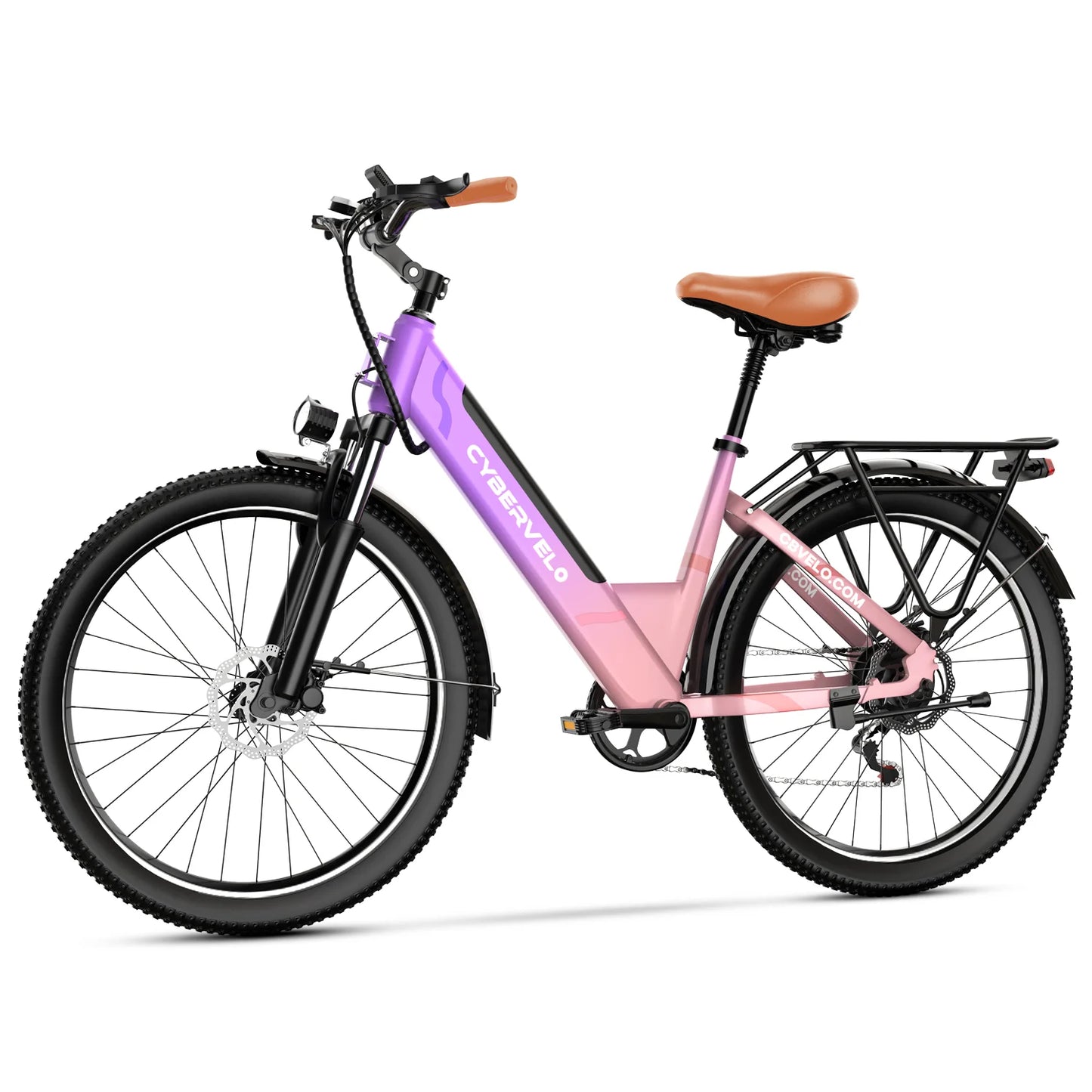 CYBERVELO Urban Commute EK2 Electric Bike With 1000W Peak Motor