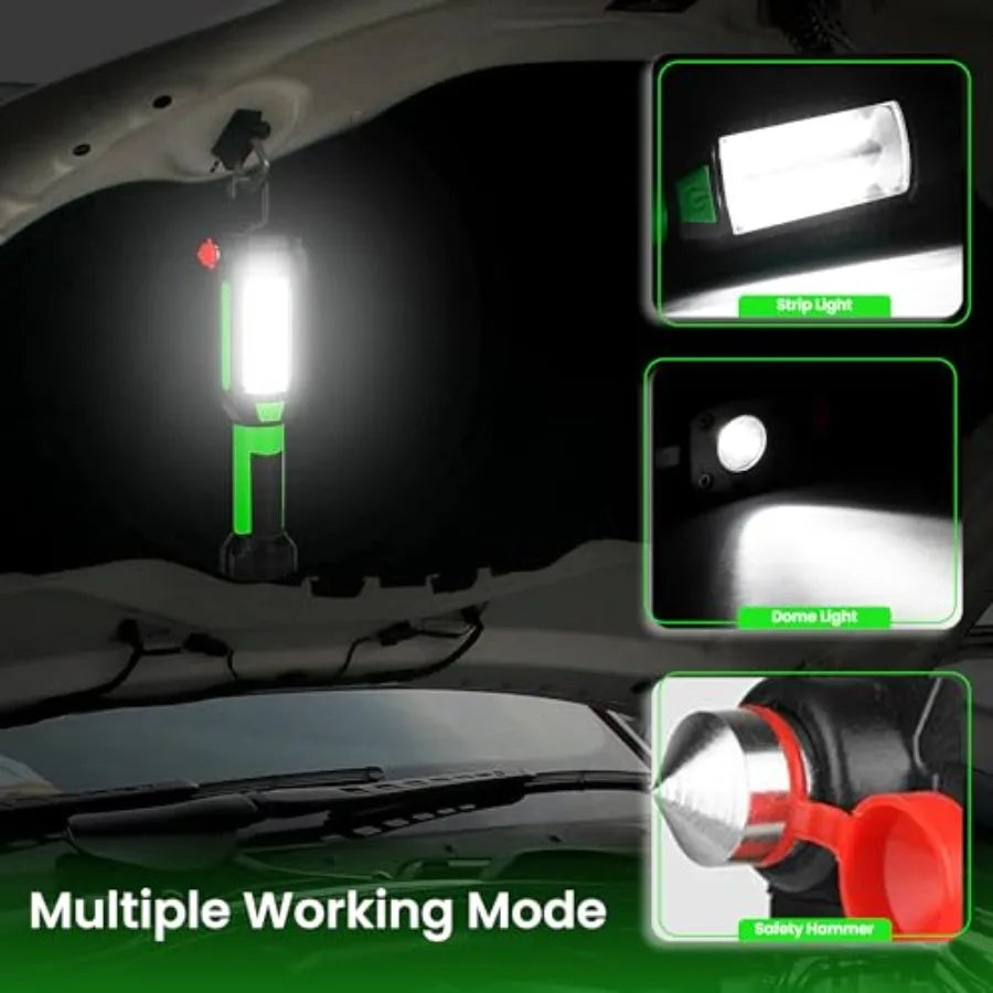 9 In 1 Emergency Auto Tool With LEDLight Glass Breaker