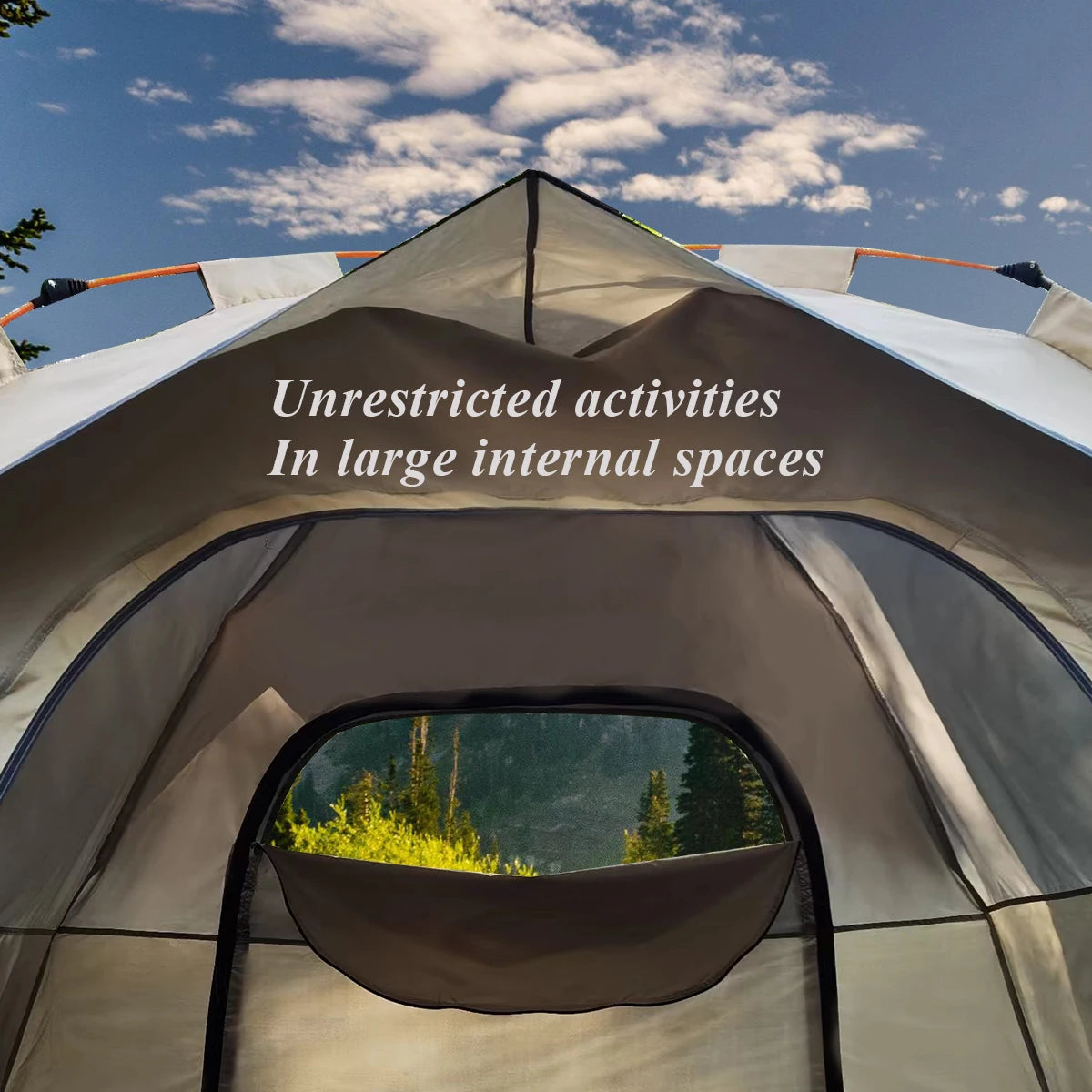 Pakicetus Outdoor Automatic Quick Opening Tent Rainproof and Sunproof