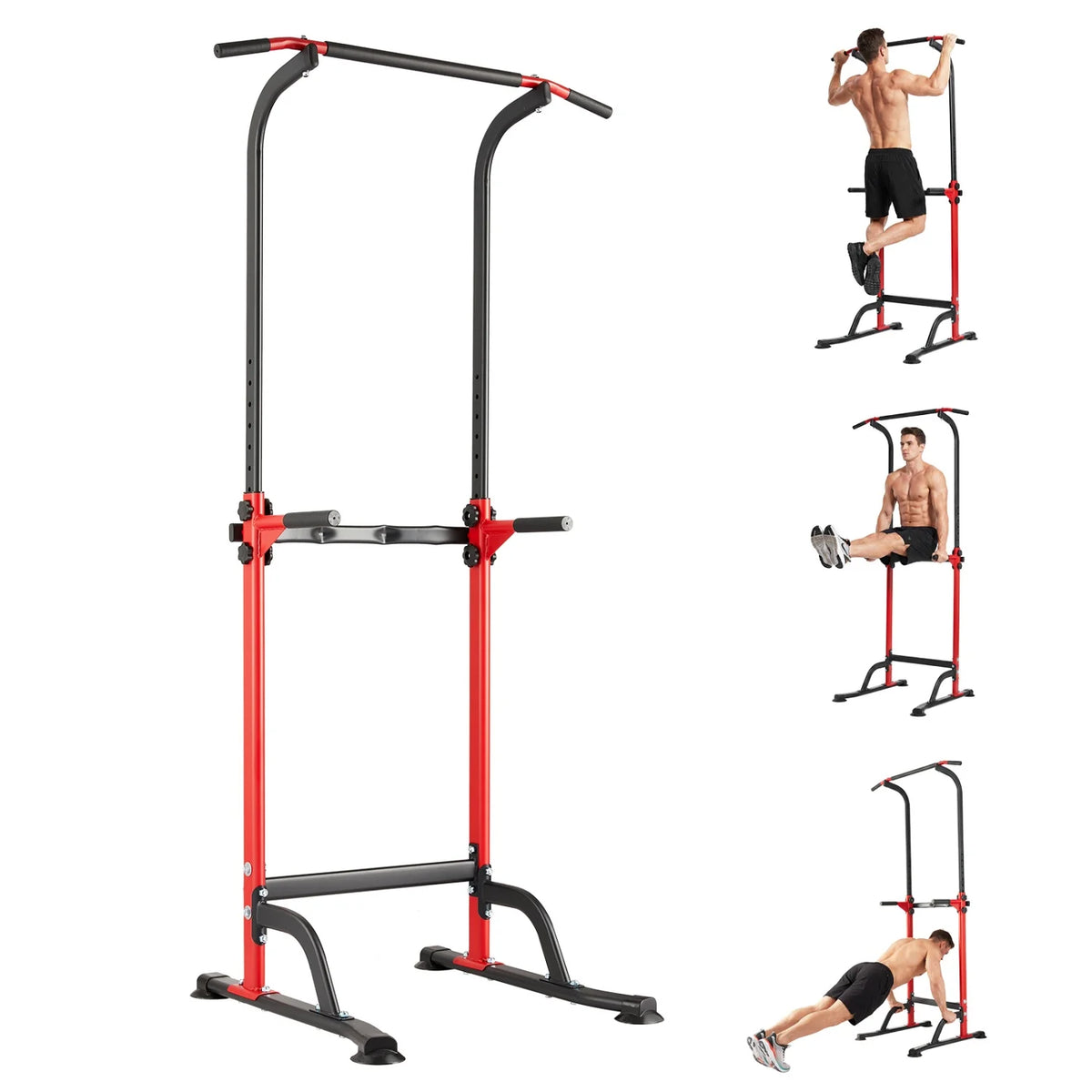 HiMISS Power Tower Pull Up Dip Station Home Gym Trainer