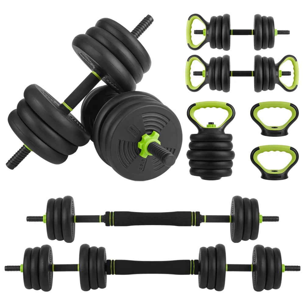 TWISTER.CK Adjustable Dumbbells 4-In-1 Home Gym Set