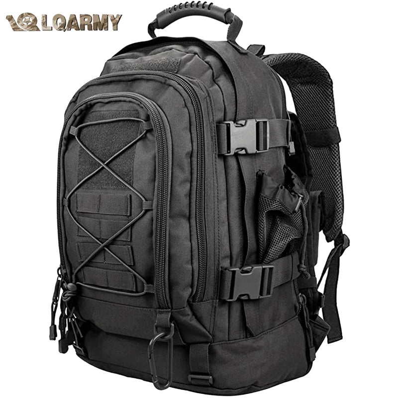 LQARMY Military Tactical Backpack Assault Rucksack Molle Bag
