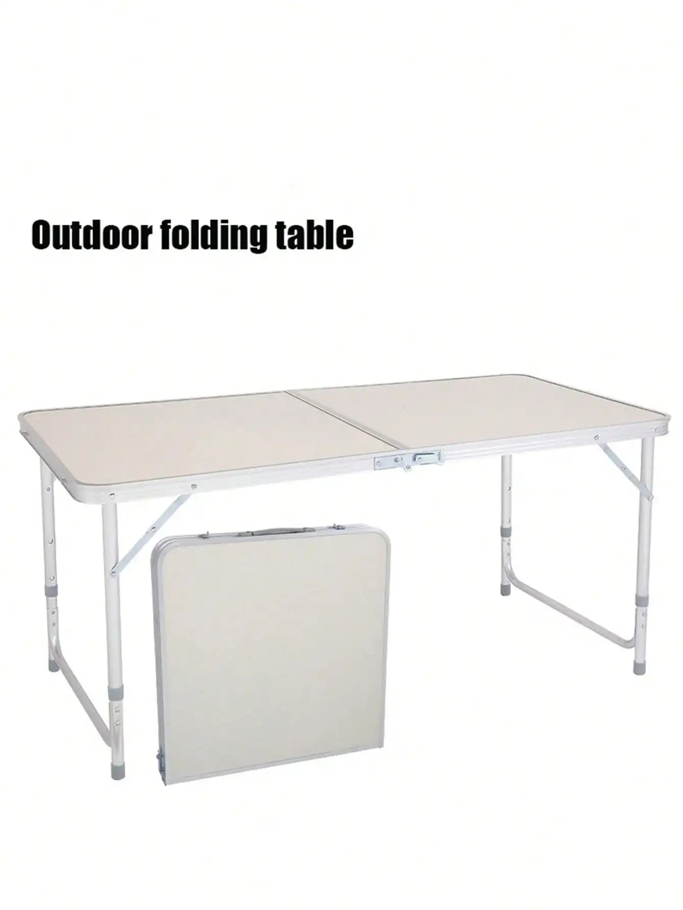 Outdoor Folding Aluminum Camping Table Lightweight Portable Picnic