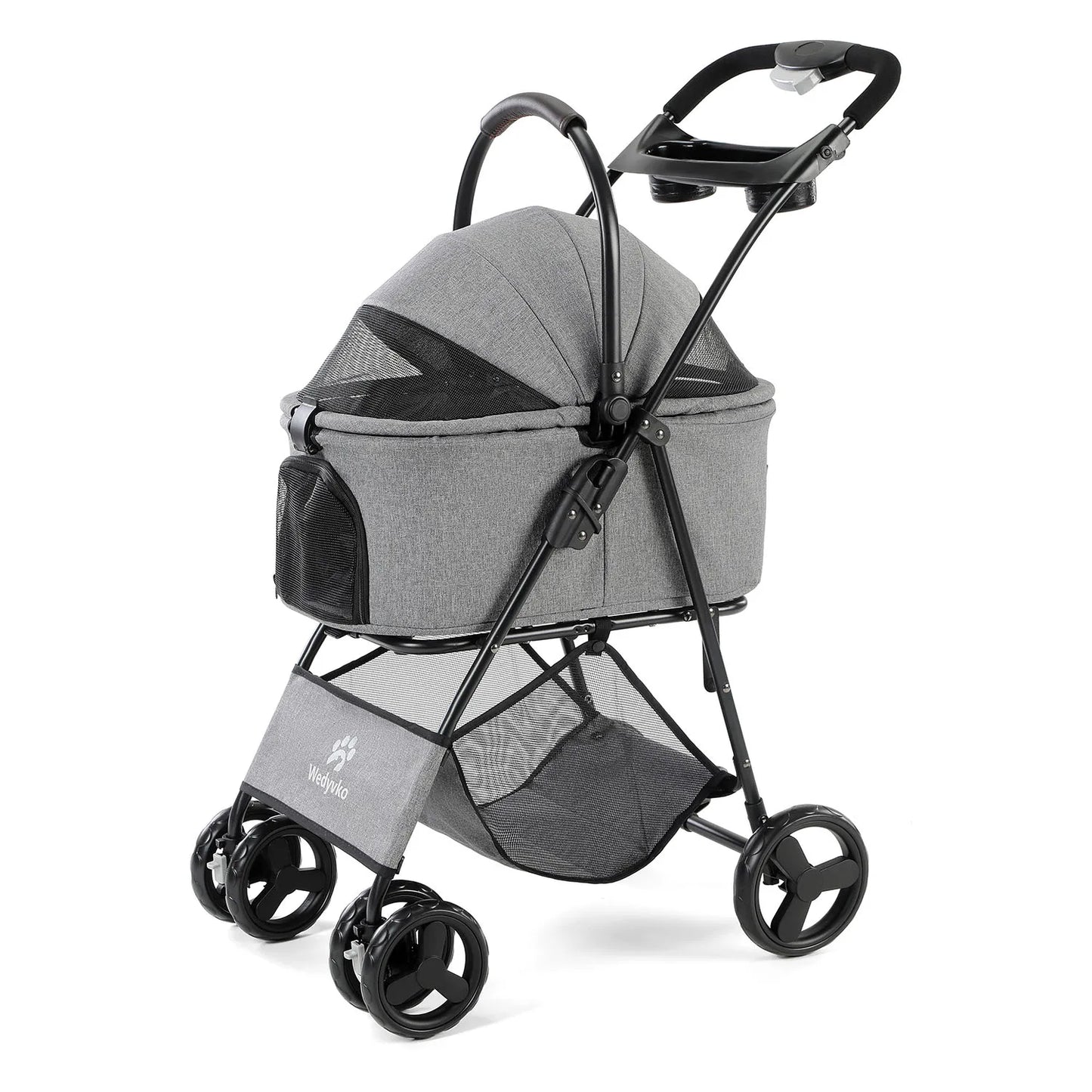 Three In One Pet Stroller With Removable Carrier Waterproof