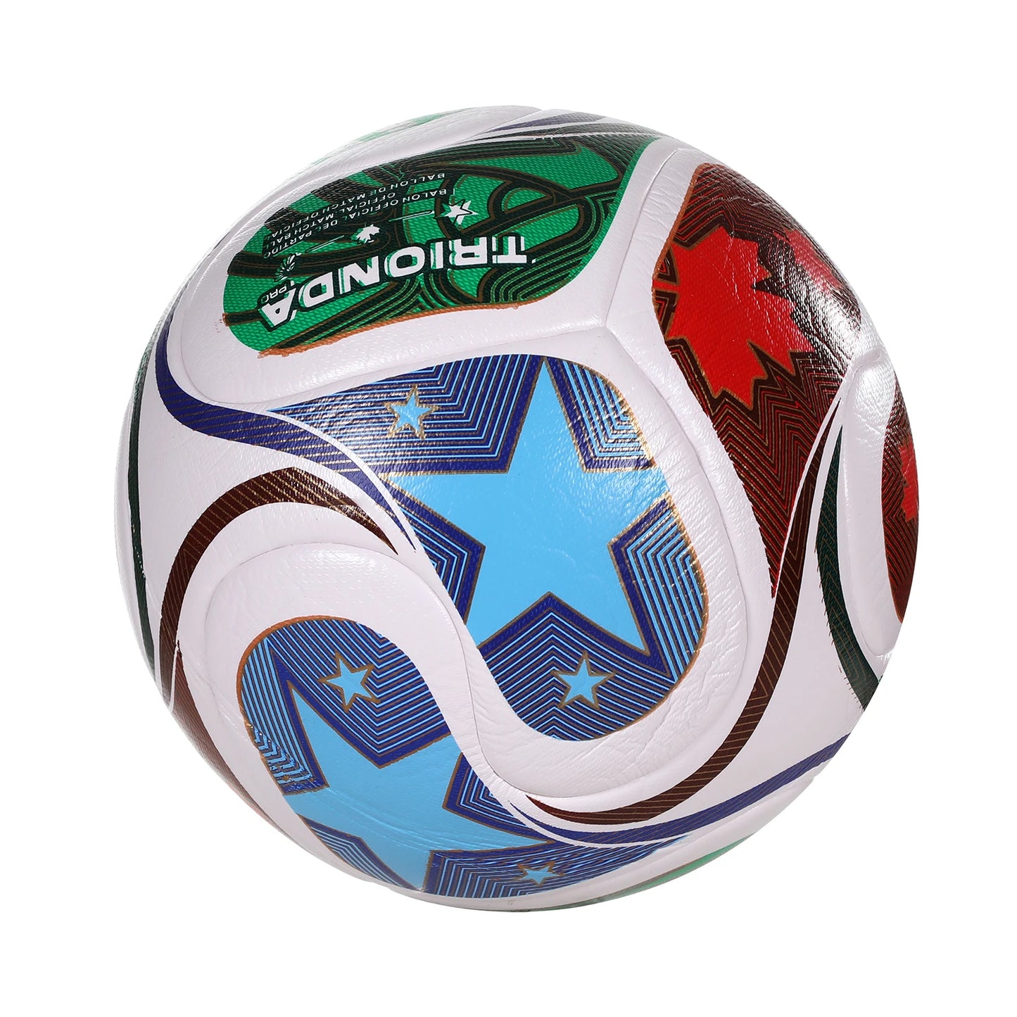 LISM PU Leather Seamless Soccer Ball for Training and Match