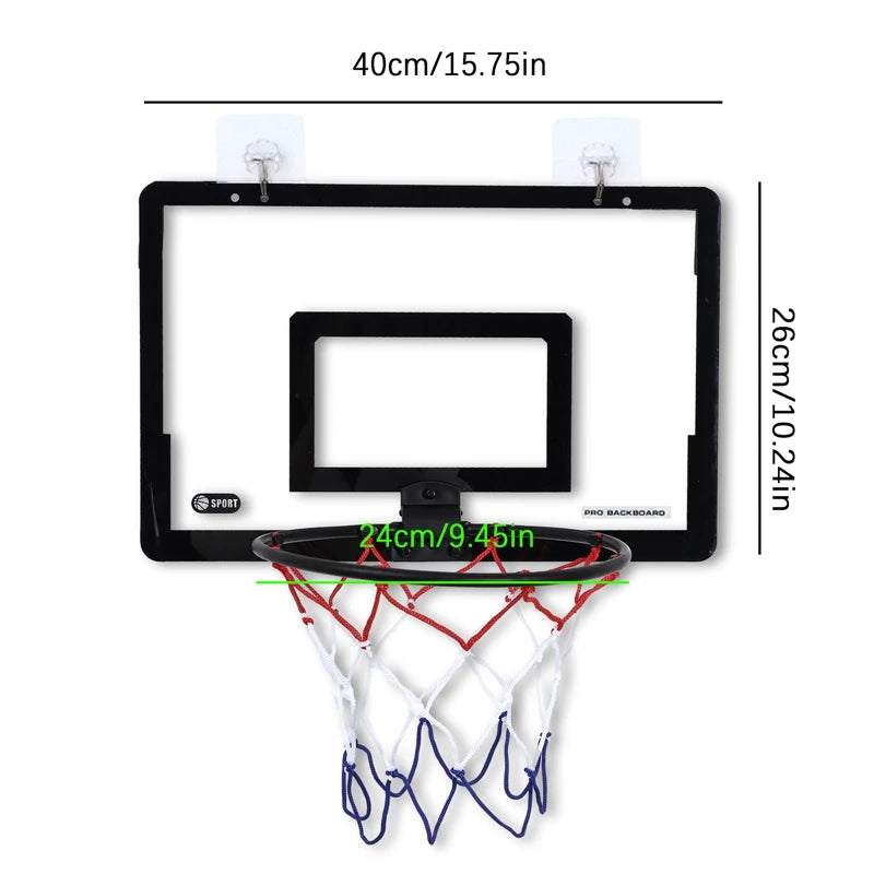 Mini Basketball Hoop Indoor For Kids And Adults Door Mount