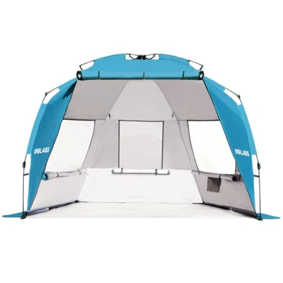 Pop Up Beach Tent Sun Shelter With UPF 50 Flooring