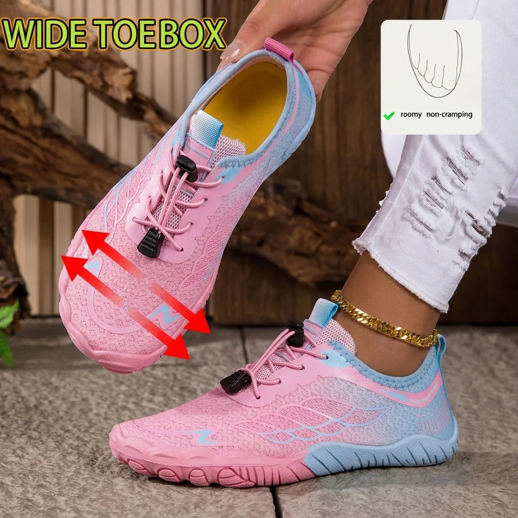 Barefoot Water Shoes With Breathable Mesh And Non Slip Sole