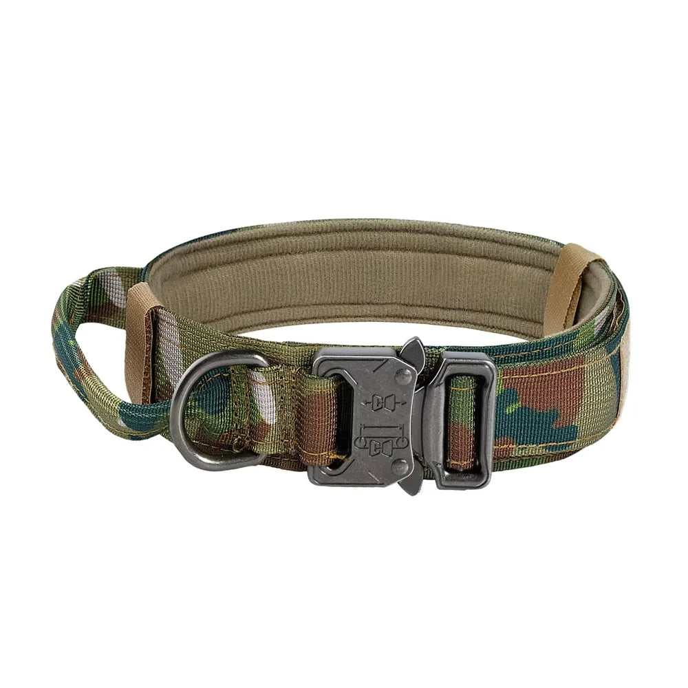 PETRAVEL Tactical Dog Collar And Leash Set With Control Handle