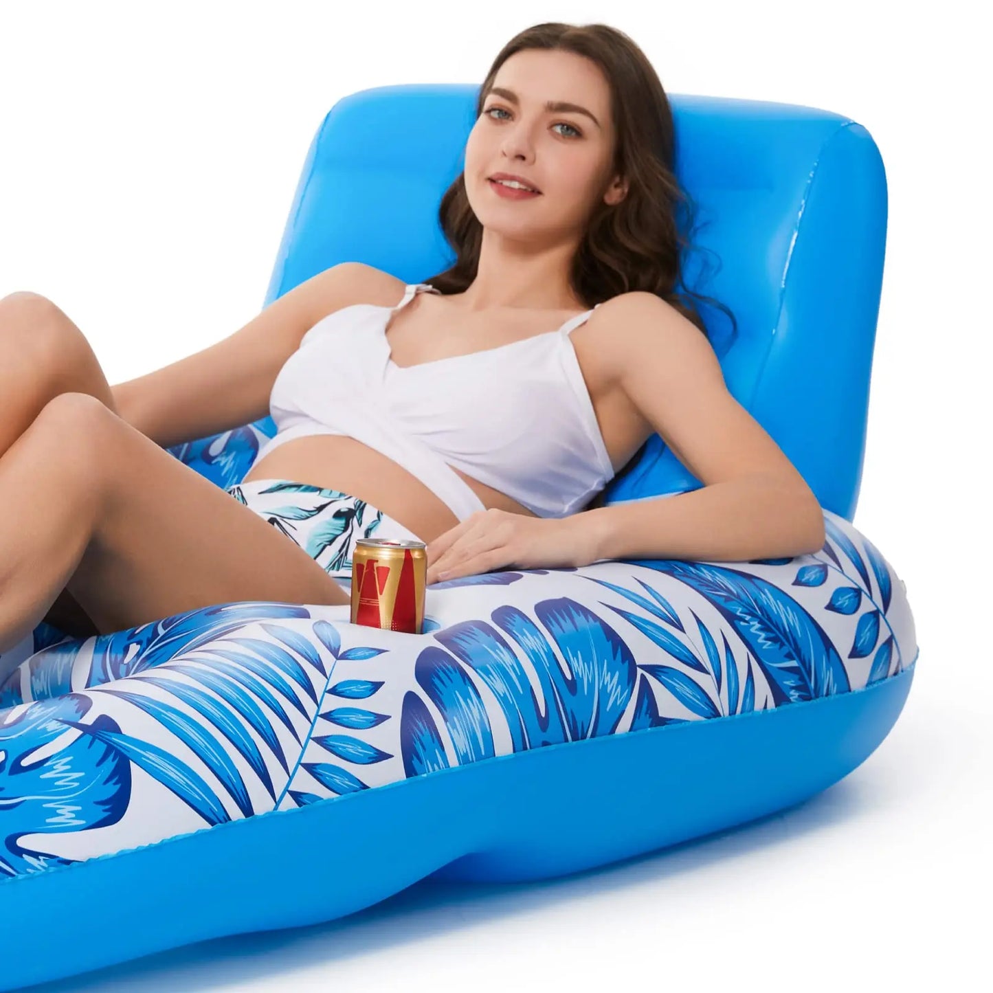 Inflatable Pool Float Lounger For Adults For Swimming Pools And Lakes