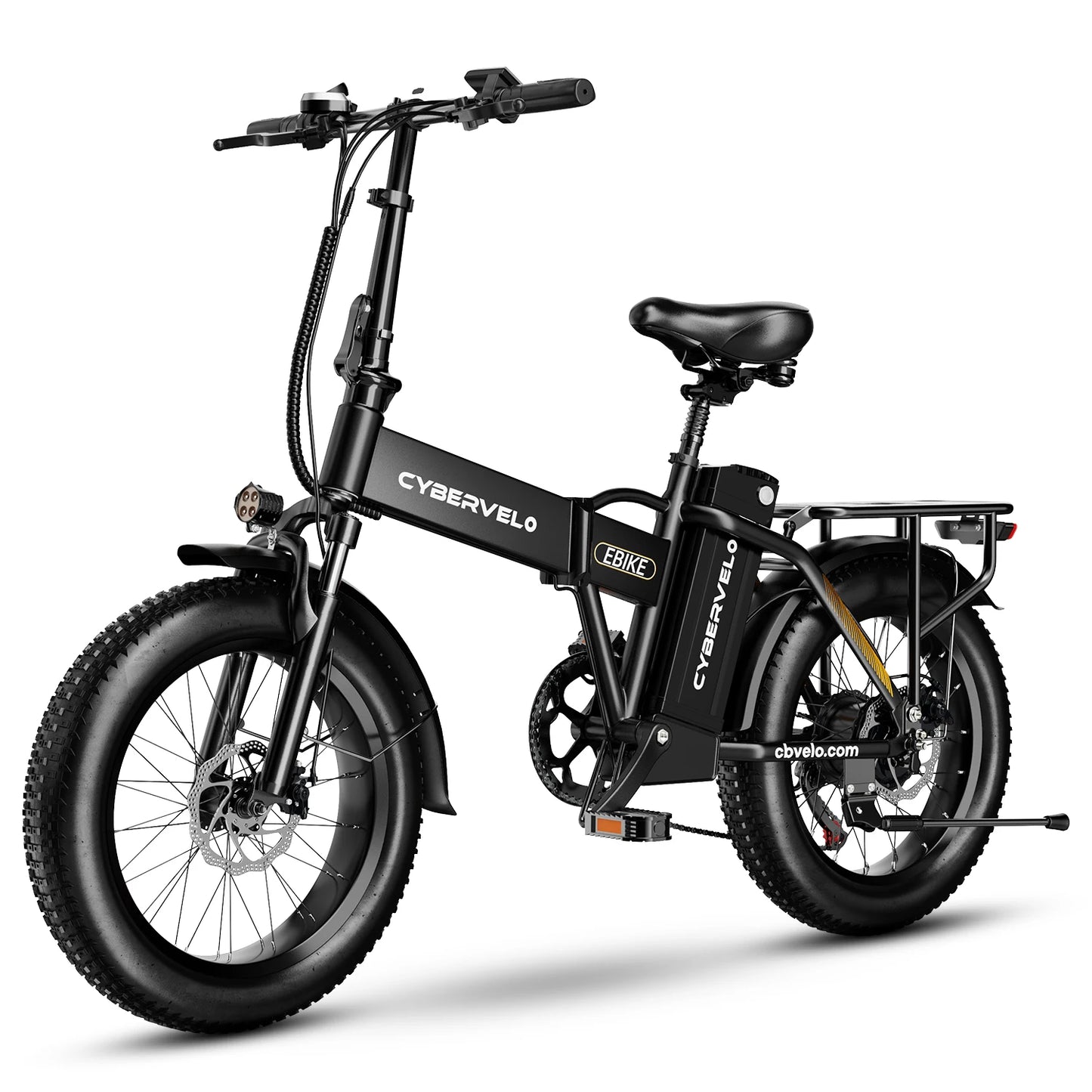 1000W Peak Electric Bike for Adults Cybervelo EK4 EK5 Mars700 Foldable 28+MPH 80Miles Removable Battery Fat Tire Off-road E-bike
