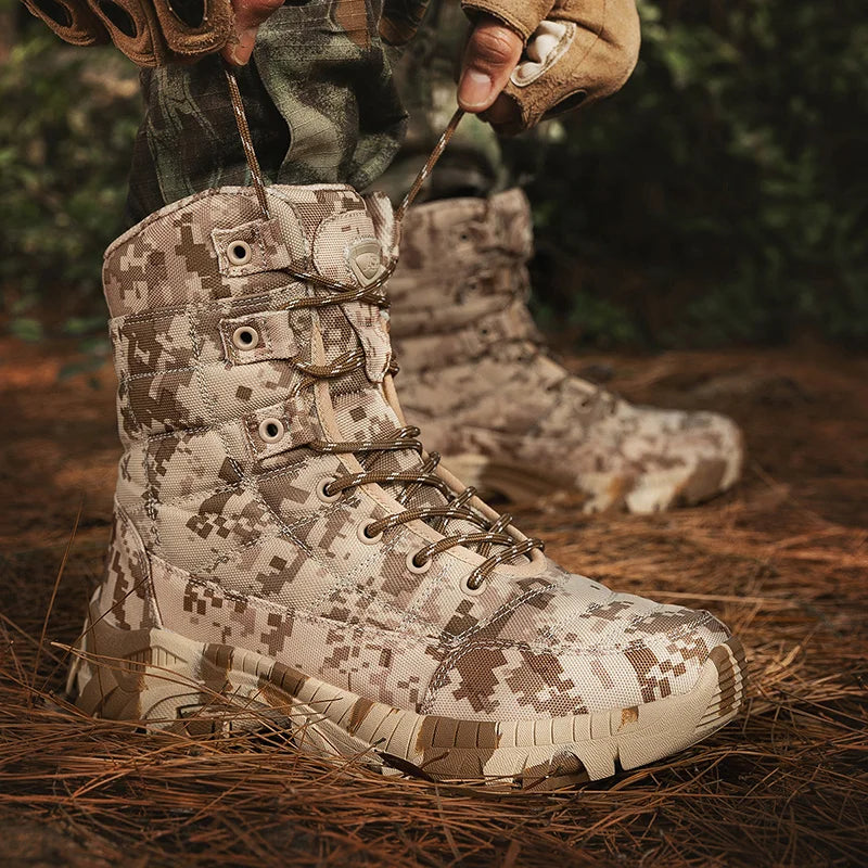 Louis Kadhr Men's Hiking Boots Lightweight Tactical Outdoor Footwear
