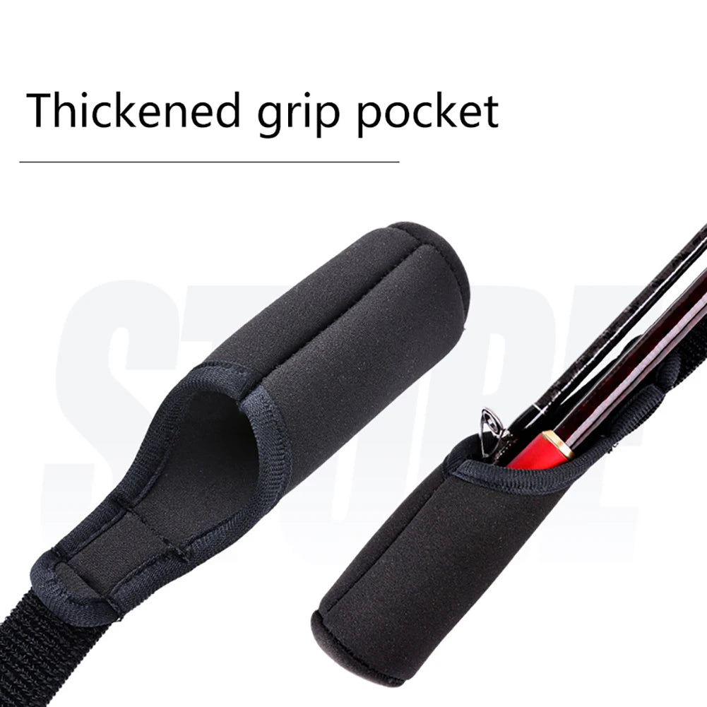 Fishing Rod Protection Sleeves Bundle With Adjustable Straps