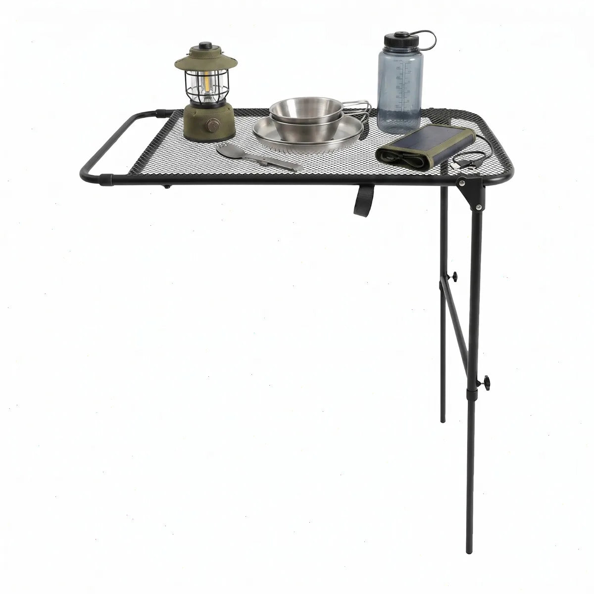 Bymaocar Steel Adjustable Folding Trunk Car Camping Table