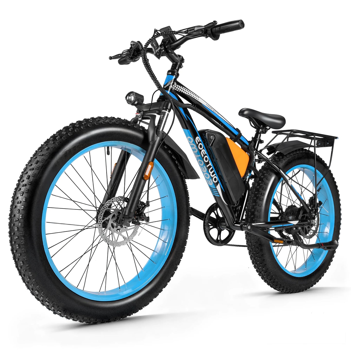 EOEOTWO Fat Tire Electric Bike 48V 20Ah Battery 1000W Motor Up To 30 MPH