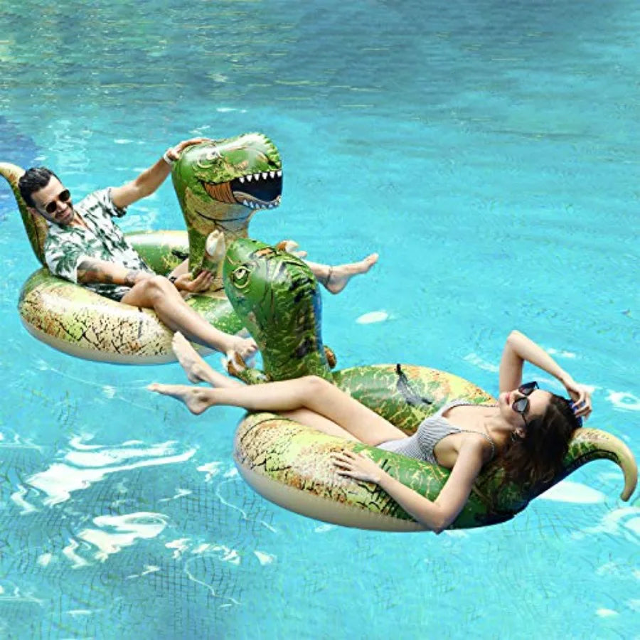 Inflatable Dinosaur Pool Float Swimming Ring Kids Summer Beach Toy